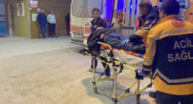 Otobüsün çarptığı adam ağır yaralandı