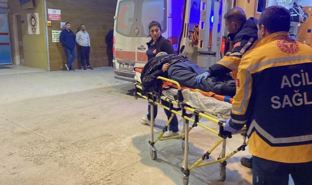 Otobüsün çarptığı adam ağır yaralandı