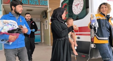Oyun oynarken ateşe düşen çocuk ağır yaralandı