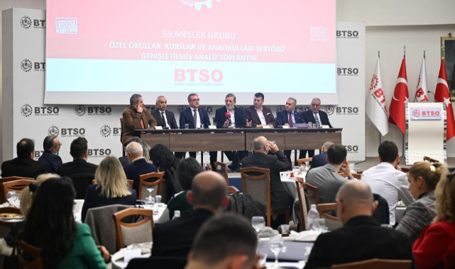 BTSO’da eğitim sektörünün geleceği konuşuldu