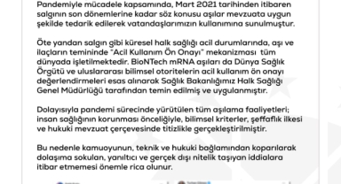Dezenformasyonla Mücadele Merkezi’nden “BioNTech Aşısı Gelmedi” İddialarına Yalanlama