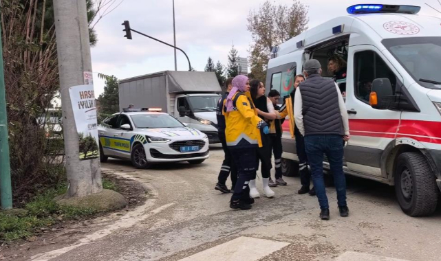 Işık ihlali kaza getirdi: 2 yaralı