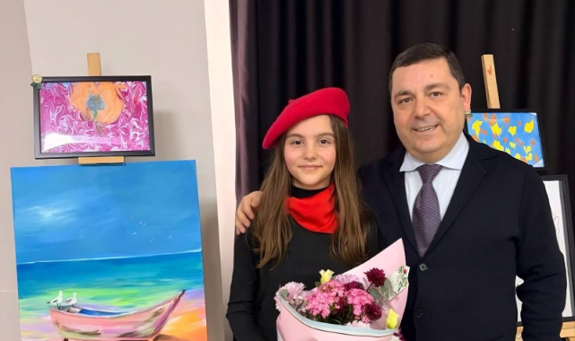 10 yaşındaki Nil'in Fırçası LÖSEV'li Kardeşlerine Umut Oldu