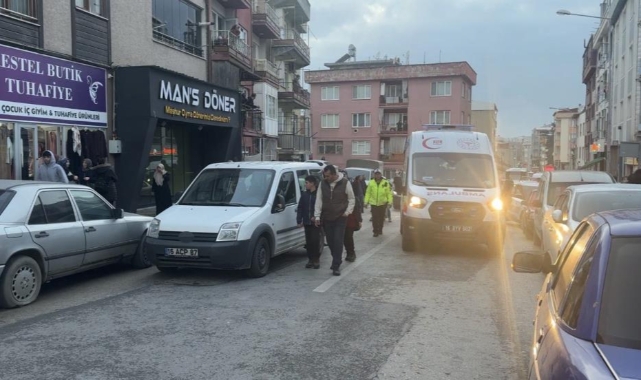Bursa’da otomobilin çarptığı yaya yaralandı