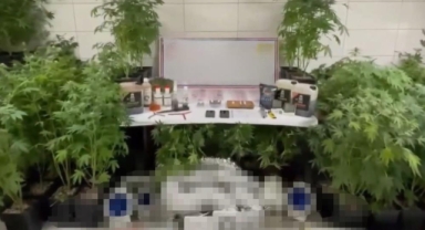 Jandarmadan uyuşturucu operasyonu: Evde üretim düzeneği kurmuş