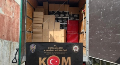 Bursa’da 6 milyon 360 bin kaçak makaron ele geçirildi