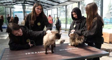 Gençerlerden patili canlara ziyaret
