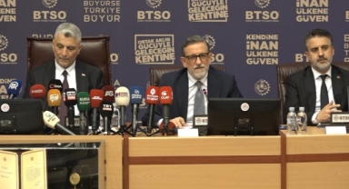 Bakan Bolat, Bursa'da iş adamlarıyla bir araya geldi