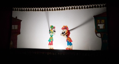 Yıldırımlı çocuklar Hacivat Ve Karagözle buluştu