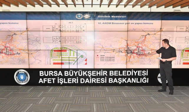 Bursa’nın afet planı AKOM’da masaya yatırıldı 