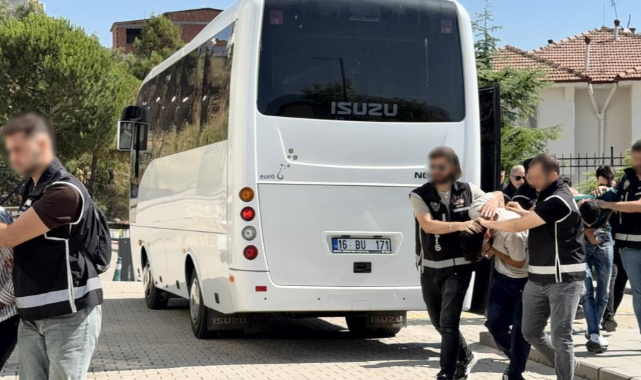 Daltonlar’a Orhangazi’de şafak baskını : 9 gözaltı 