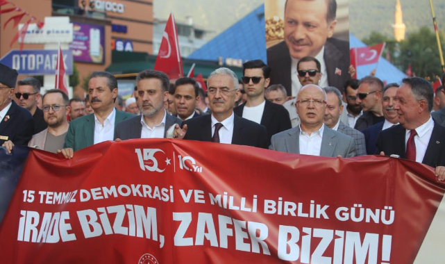 Bursa 15 Temmuz'un 10. yılında tek yürek 
