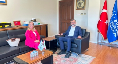 BURULAŞ Genel Müdürü Mehmet Kürşat Çapar’a Tebrik Ziyareti