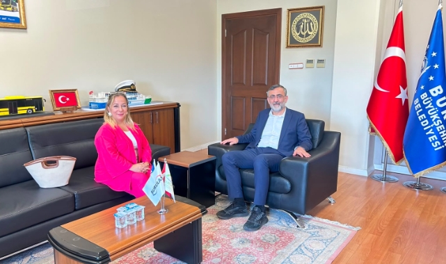 BURULAŞ Genel Müdürü Mehmet Kürşat Çapar’a Tebrik Ziyareti