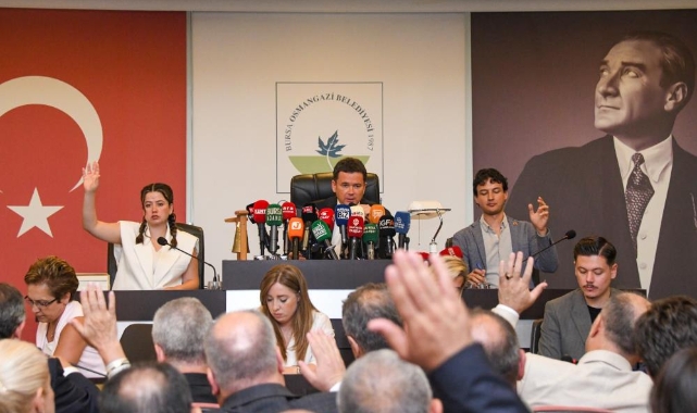 Osmangazi Belediyesi temmuz ayı olağan meclis toplantısı yapıldı