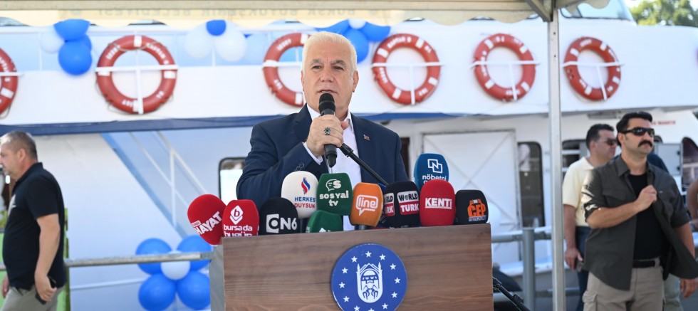 Bursa’da artık denizden de ulaşım var