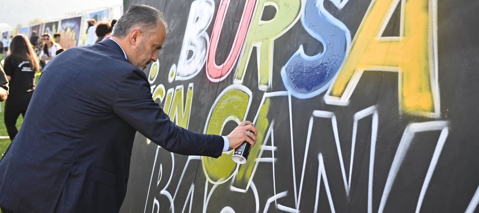 Bursa Grafiti Şenliği’nde renkler konuştu