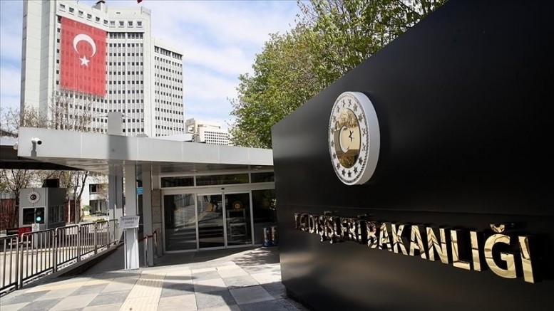 Dışişleri: İsrail’in masum sivilleri hedef alması Filistin halkını yok etmeyi hedeflediğinin delilidir