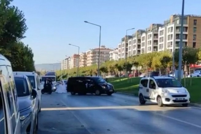 Düğün konvoyu terörü!