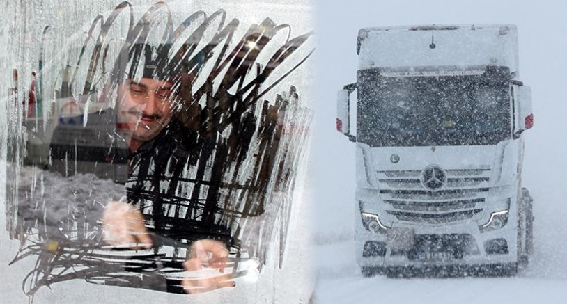 Fotoğraflar bu sabah çekildi! Araba camları buz tuttu sıcaklık -4 dereceyi gördü