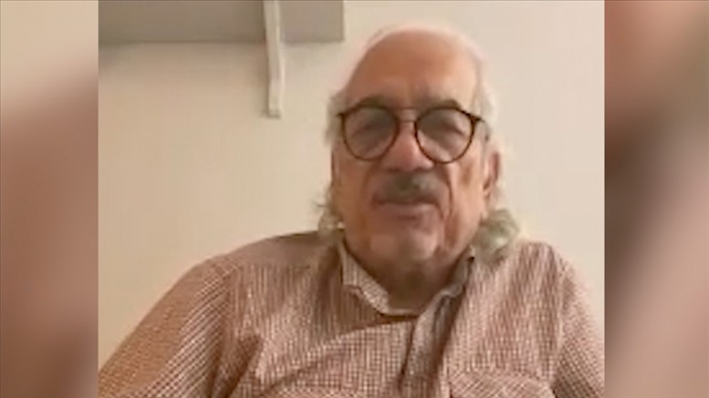 Kofia grubunun kurucusu George Totari, Filistin protestolarının simgesi