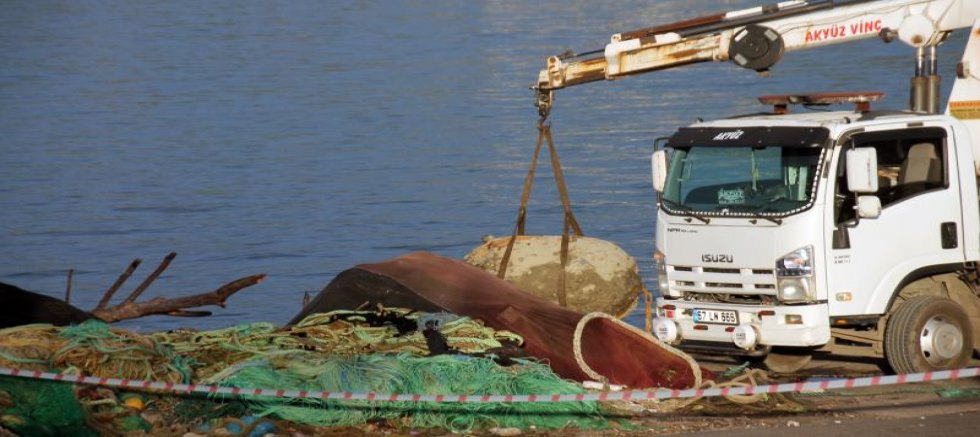 Zonguldak'ta Deniz Mayını Balıkçı Ağında Tespit Edildi