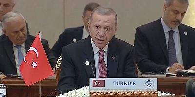 Cumhurbaşkanı Erdoğan'da Batı'ya Gazze tepkisi: Filistin bayrağına dahi tahammül edemiyorlar