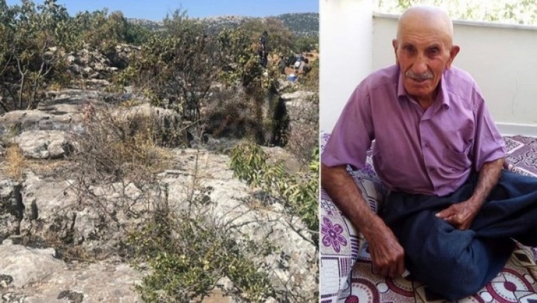 Yaşlı adam kendi yaktığı ateşe düşerek öldü!
