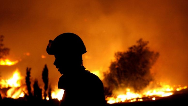 Yunanistan'da 31 Mart'ta başlayan orman yangını devam ediyor